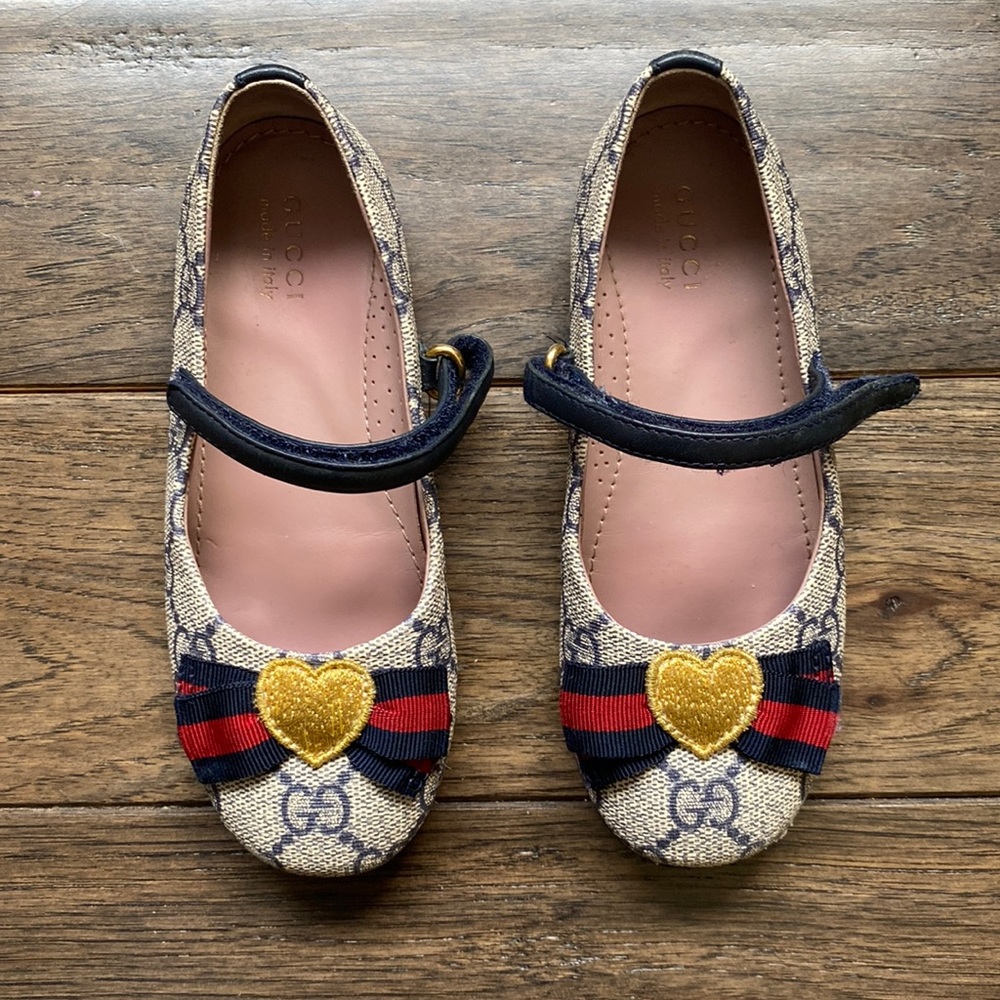 Toddler Gucci ballet flats